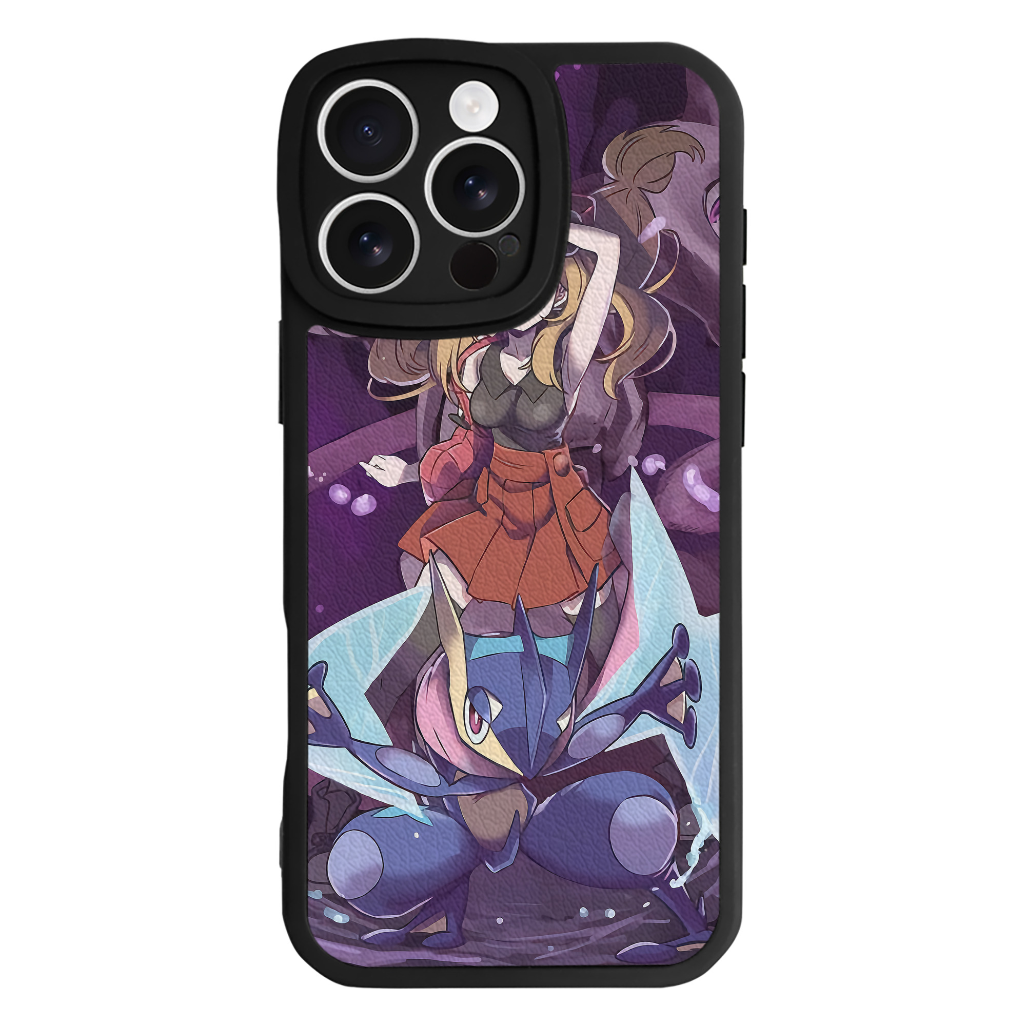 （画像用） ポケットモンスター Pokémon 【iPhone 16シリーズ対応】シリコンスマホケース（レザー調） 材質：シリコン